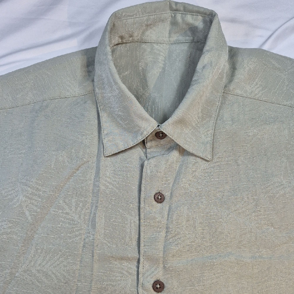 Perry Ellis Light Green Dress Shirt